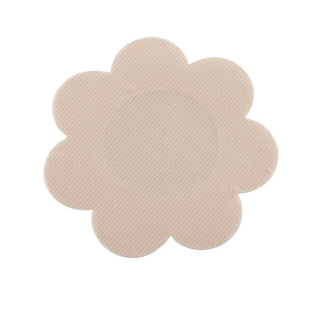 20 Flower Adhesive Breast Petal Pasties Nipple Cover Black Bra Pad