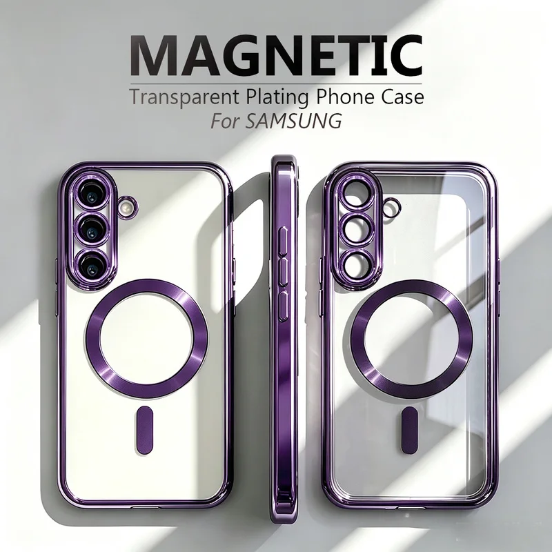 Sleek Luxury Minimalist Clear Phone Case - Slim & Stylish Anti-Drop Design