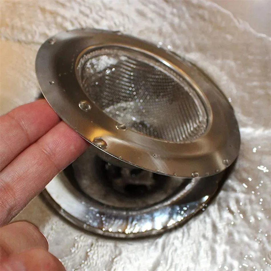 Küchenspüle Filter Edelstahl-Sieb Spülbeckensieb Abflussfilter Badezimmer-Spülbeckensieb Abflusslochfilter – Detail 4