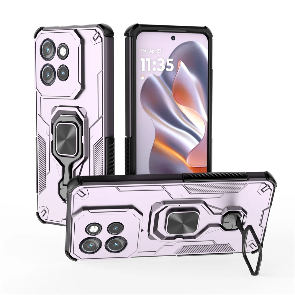 Rugged Armor Heavy Duty Hard Case with Metal Kickstand - Durable Protection and Functionality