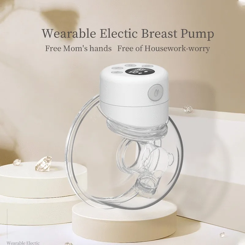 

Electric Breast Pump Double Silent Wearable Automatic Milker Hands-Free Portable Milk Extractor USB Chargable