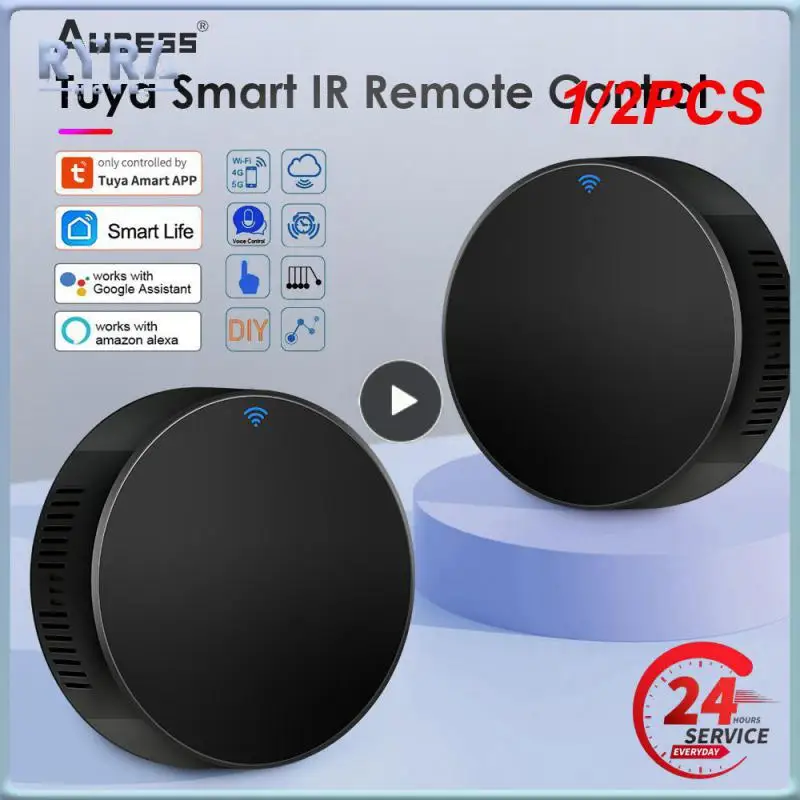 

1/2PCS Tuya WiFi IR Remote Control Smart Universal Infrared Remote For TV DVD Work With Alexa Home And Smart Life App