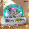 Baby Puzzle Music Piano Toy with Snowflake Led Light Children's Early Education Electronic Toys for Kids New Year Christmas Gift 1