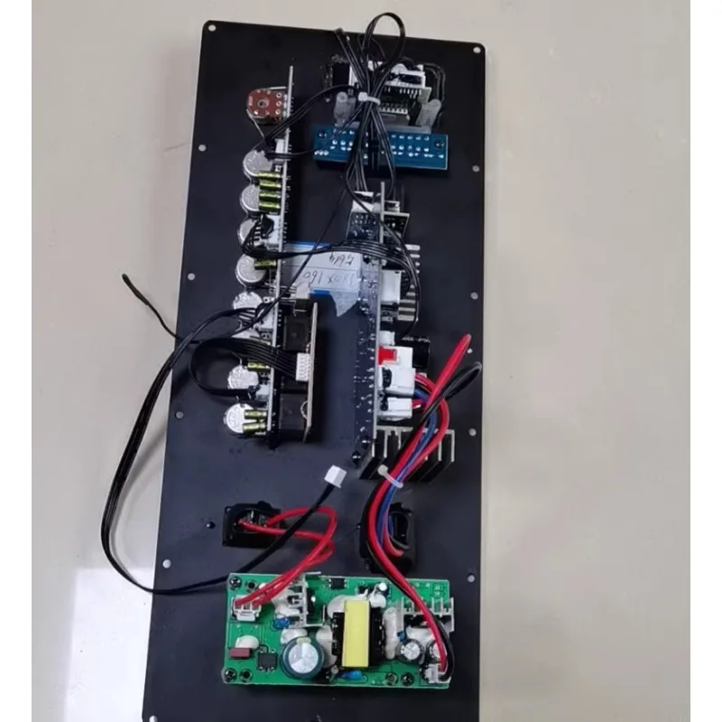 12V battery 220V high-power square dance power amplifier board portable tie rod mobile speaker power amplifier board
