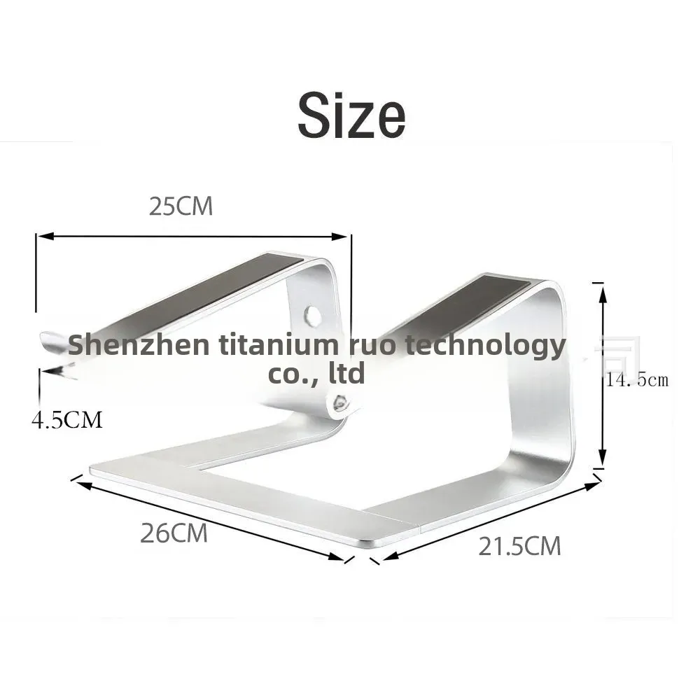 알루미늄 합금 노트북 스탠드 컴퓨터 냉각 디스플레이 지원 브래킷 노트북 홀더 사무용품 액세서리