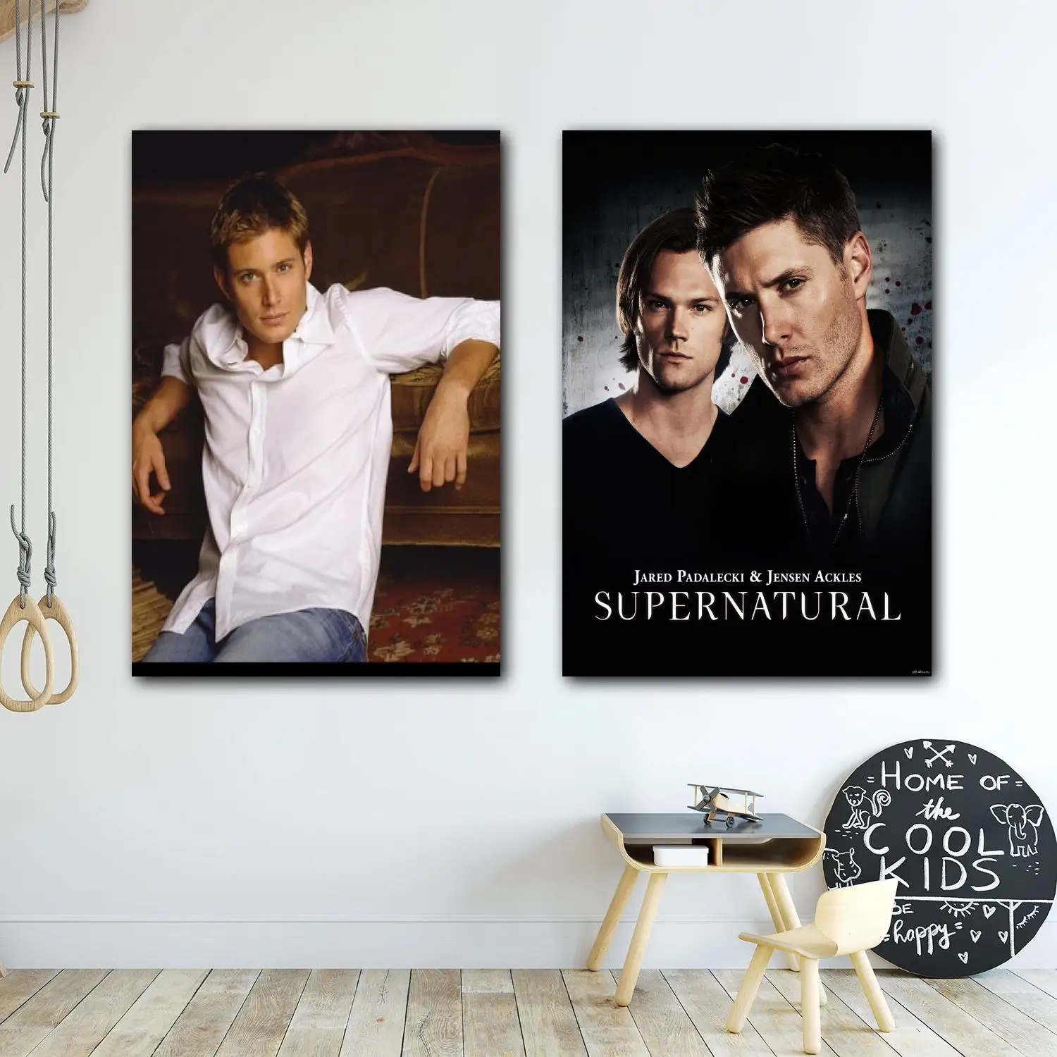 

jensen ackles actor Decorative Canvas 24x36 Posters Room Bar Cafe Decor Gift Print Art Wall Paintings