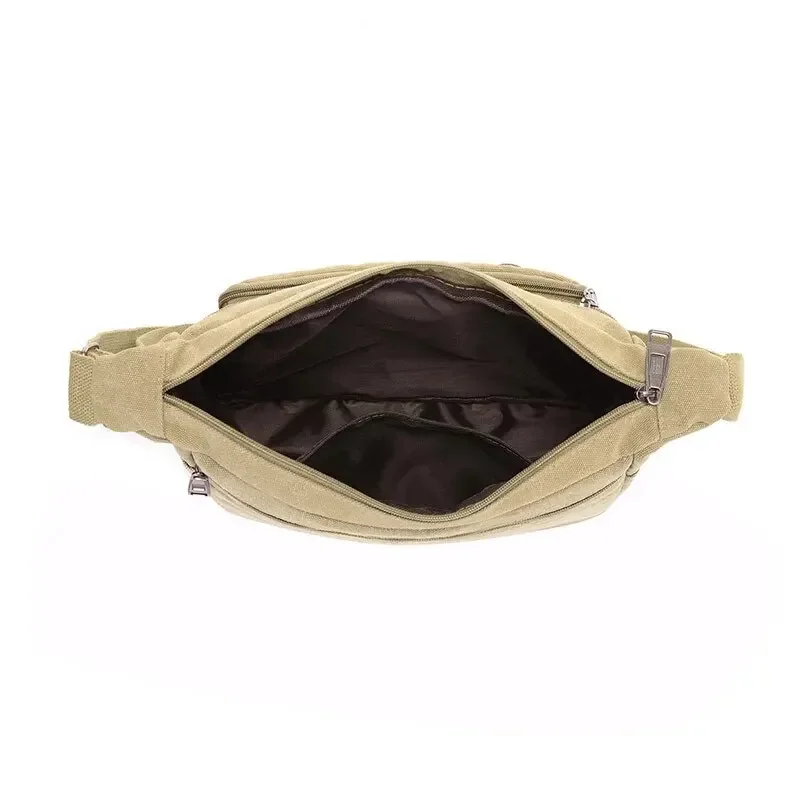 Borsa a tracolla in tela bottiglia uomo donna casual semplice moda retrò tracolla croce quadrata borsa a tracolla multistrato - immagine 4