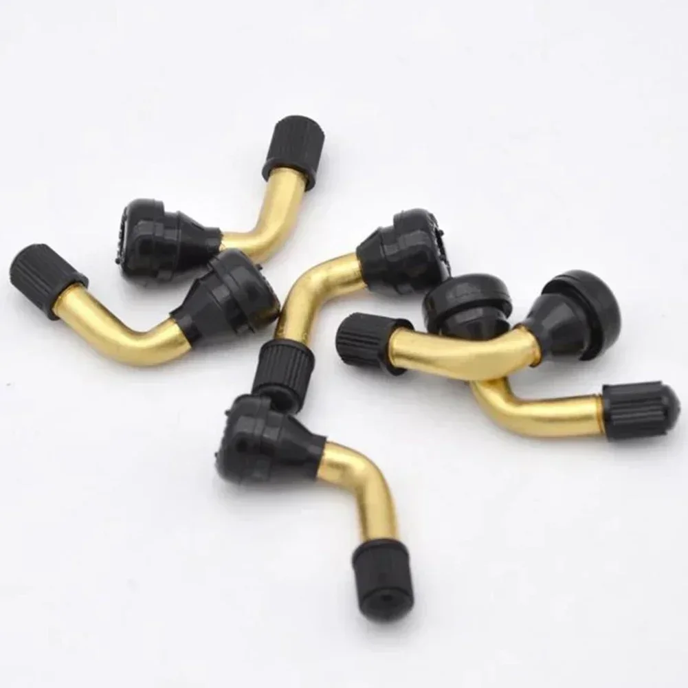 Tubeless Tyre Valve Stems For Electric Scooter Bike PVR70 60 50 45 Degree Electric Bicycle Nozzle Valve Accessories 2pcs