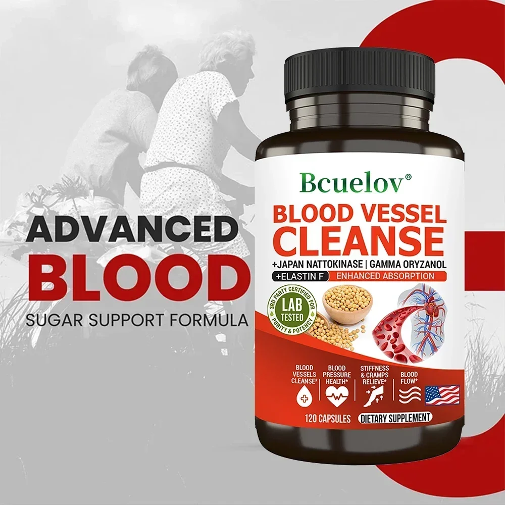 Nattokinase capsules-nourish the heart, clean blood vessels, help blood pressure, cardiovascular health, health