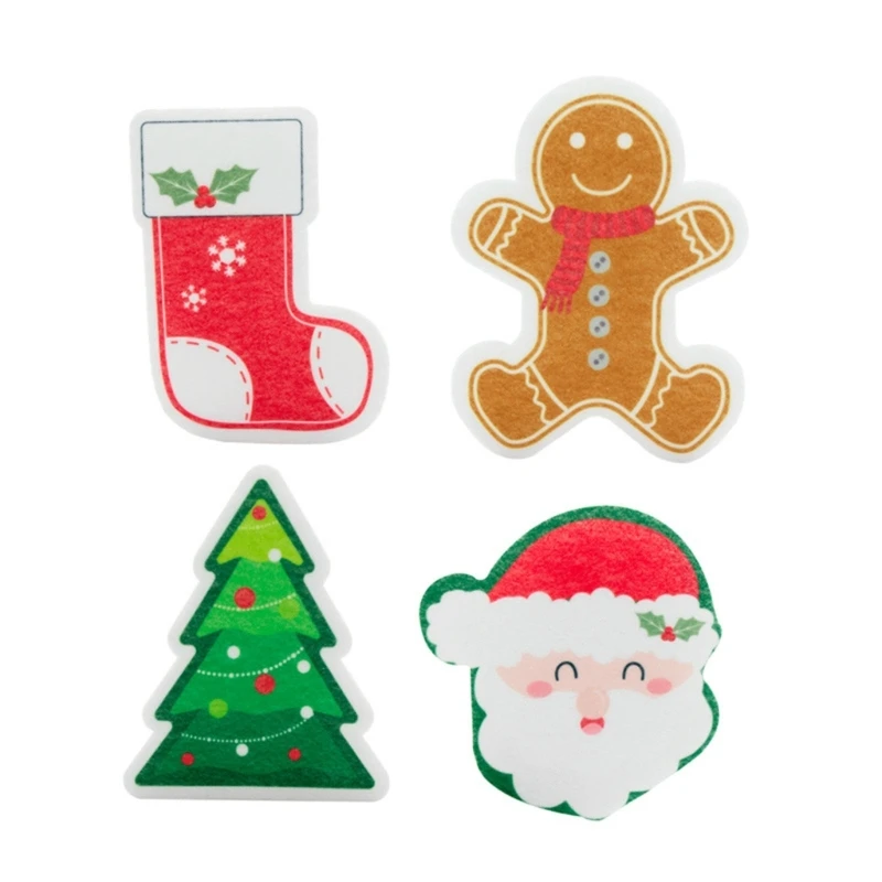 

Festive Christmas Scrubber Suitable for Dishwashing and Wiping Drop Shipping