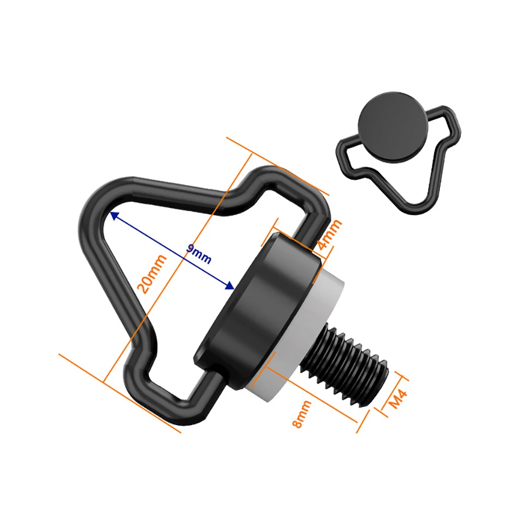 2pcs M4 Hand Screw Quick Release Screw for DJI RC Drone Screen Remote Control Shoulder Strap Lanyard Screws