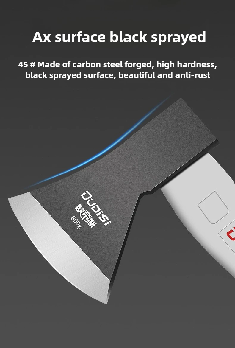 Description Picture 6 of itemCarbon Steel Woodworking Axe Rust Resistant and Durable Multifunctional Wood Cutting Logging Outdoor Fire Professional Tool Axes