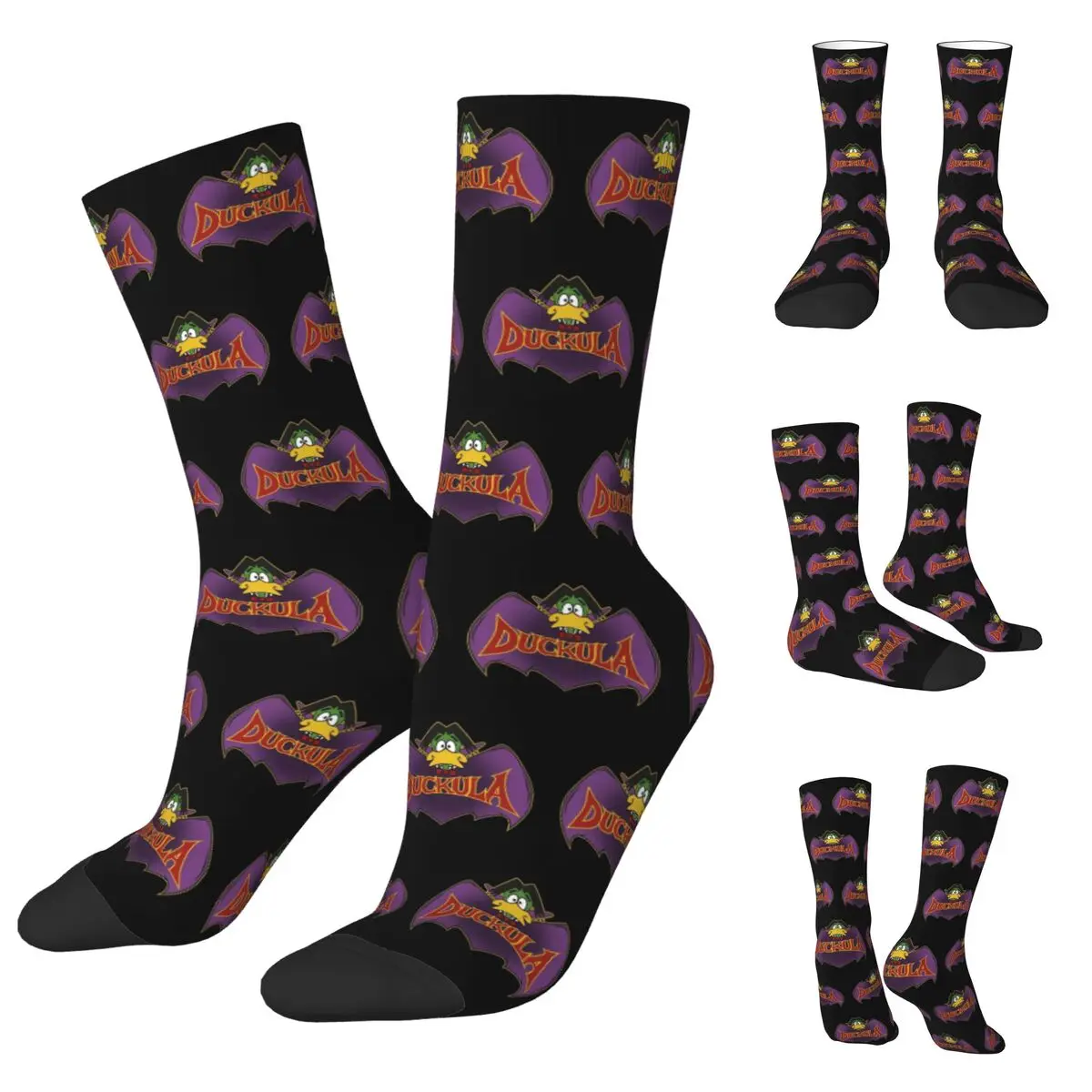 Count Duckula Vampire Lord The Castle Men Women Socks,Windproof Beautiful printing Suitable for all seasons Dressing Gifts