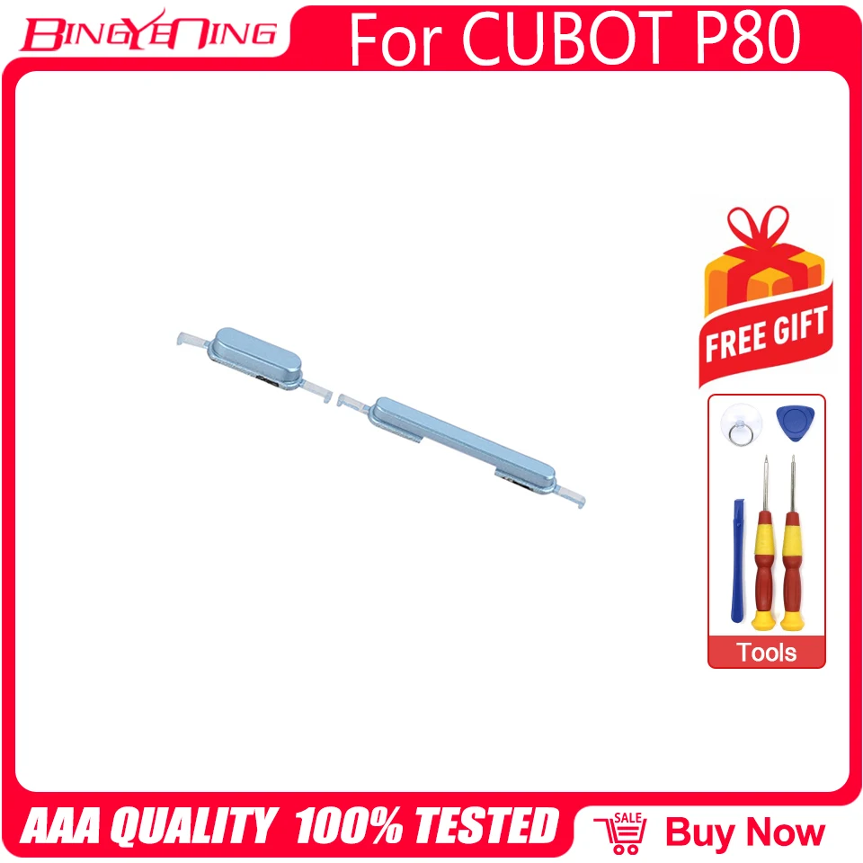 New Original For Cubot P80 Power Button And Volume Button For Cubot POCKET Side Repair Accessories Parts