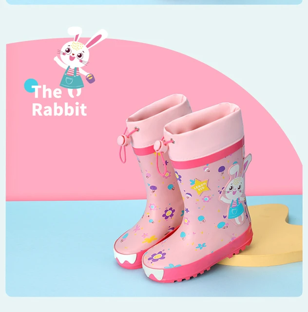 Stivali Pioggia Bambini In PVC Morbido - Impermeabili, Antiscivolo, Leggeri, Per Bambina E Bambino