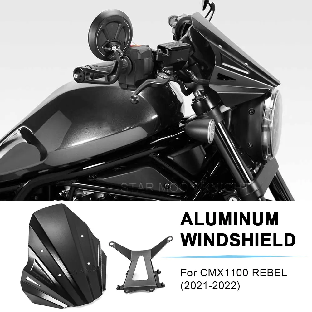 MotorcycleAccessoriesForHONDACMX1100REBEL20212022Windshield