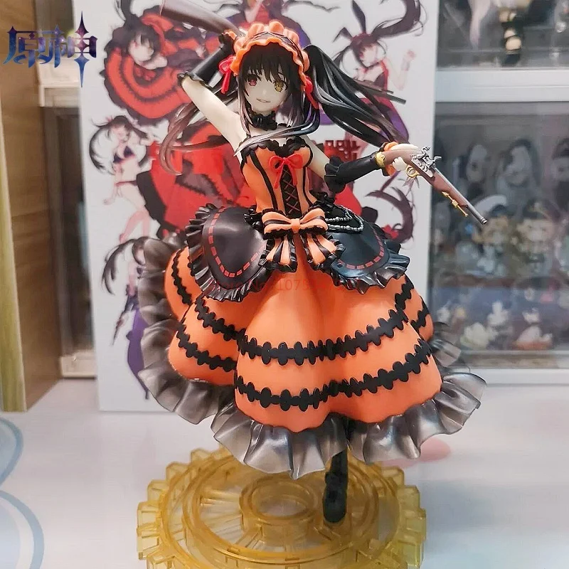 Date A Live Anime: 28 Cm Tokisaki Kurumi Figur Statue PVC