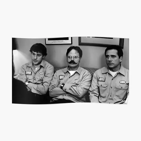

Jim Dwight And Michael At Utica Poster Decoration Decor Home Modern Funny Painting Picture Art Room Vintage Print Wall No Frame