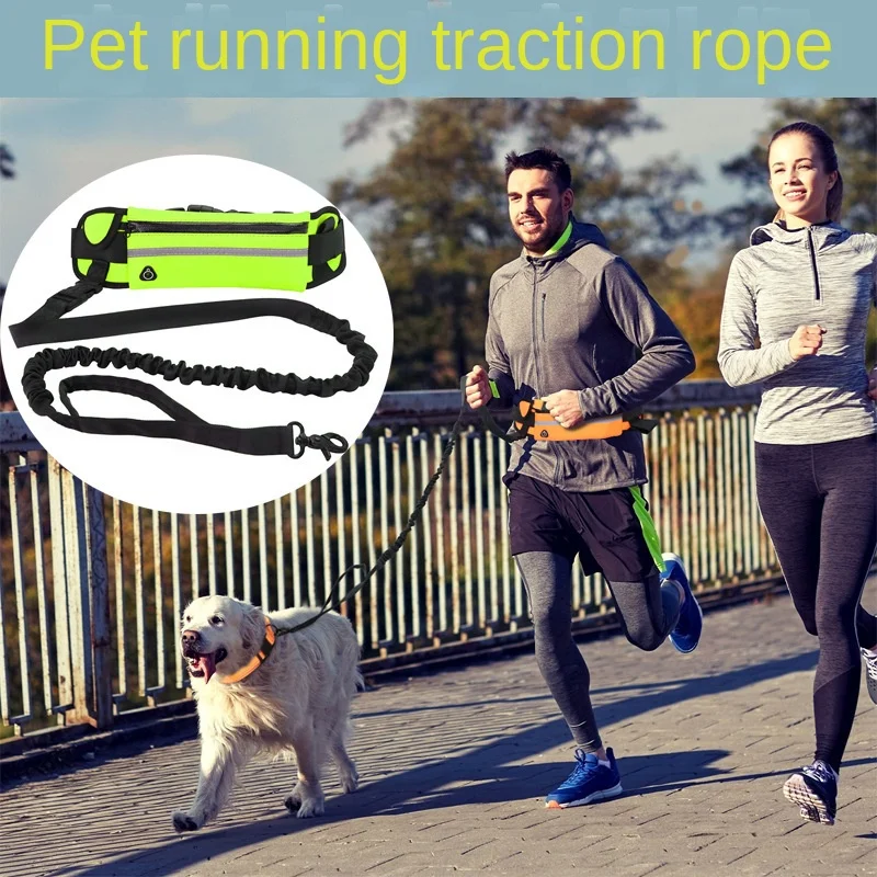 HandsFreeDogLeashforRunningWalkingReflectiveLeashwithWaist