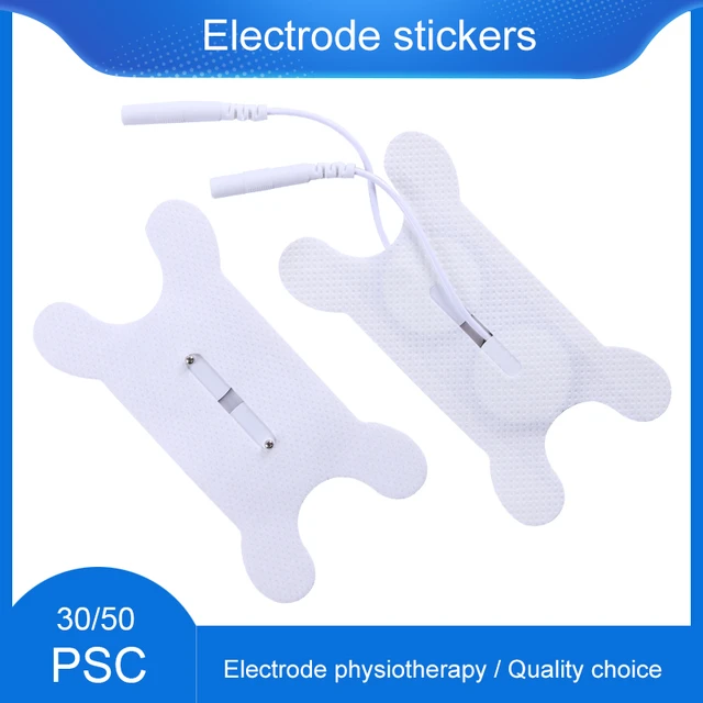 Pasta de electrodos para inglete, pasador de 2mm tipo cola, pasta de  electrodos a presión, Gel no tejido, electrodo de fisioterapia autoadhesivo  - AliExpress