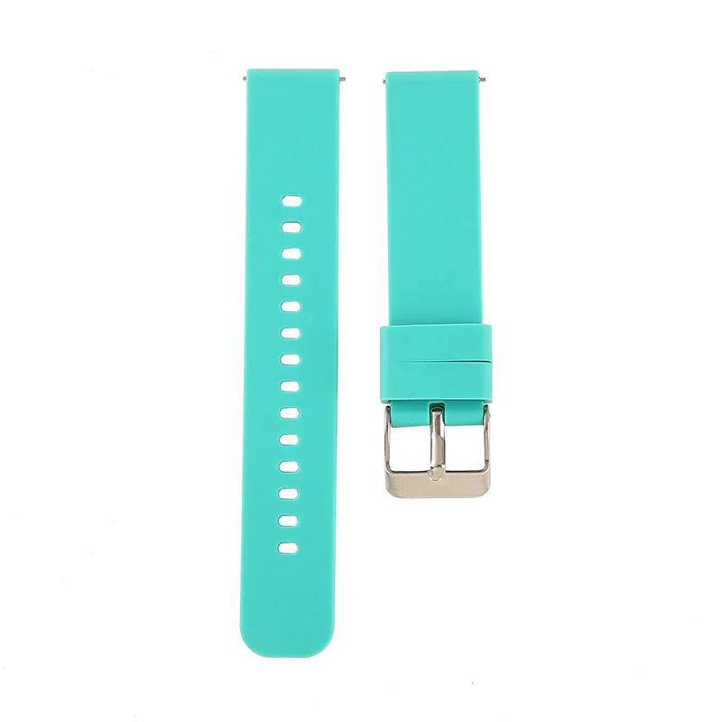 Universal Quick Release Silicone Watch Strap - Soft Rubber Wristband 22mm/20mm