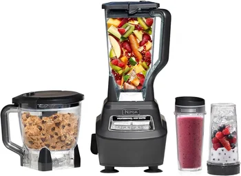 BL770 Mega Kitchen System, 1500W, 4 Functions for Smoothies, Processing, Dough, Drinks & More, with 72-oz.* Blender Pitcher 1