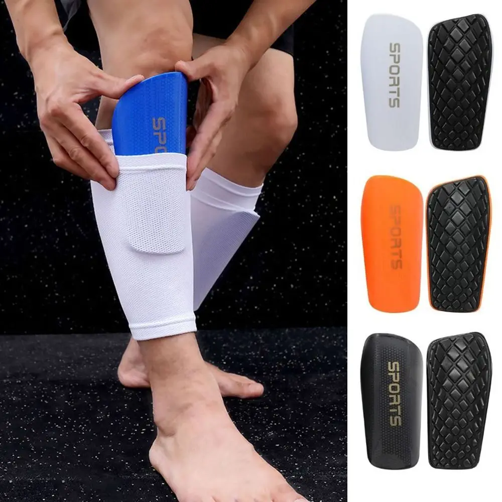 

1 Pair Thickened Soccer Shin Guards Reduce Shocks and Injuries EVA Cushion Protection Legging Protective Gear Arc Design