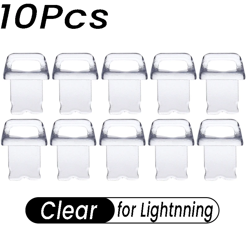 Universal Soft USB-C Port Cover with Easy Grip Dustproof Plugs