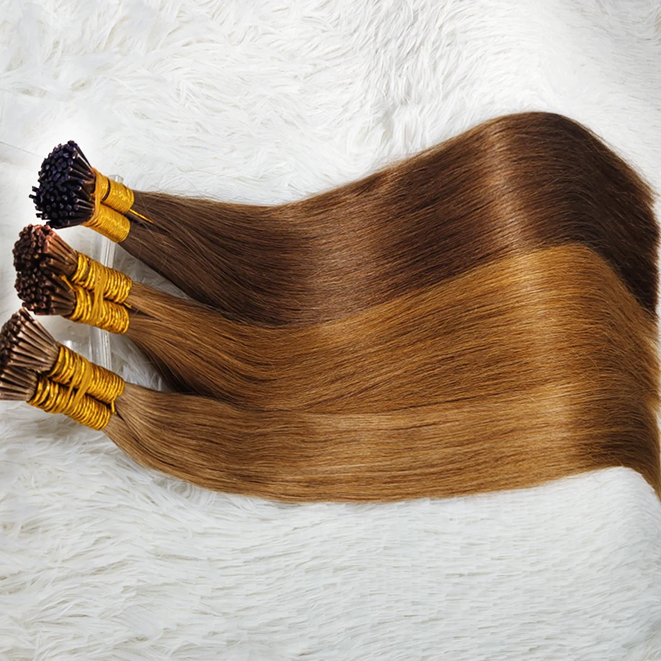 Straight ITip Human Hair Extension Addbeauty Brazilian Remy Human Hair Keratin 100% Natural Capsule On Extensions for Women hair extensions