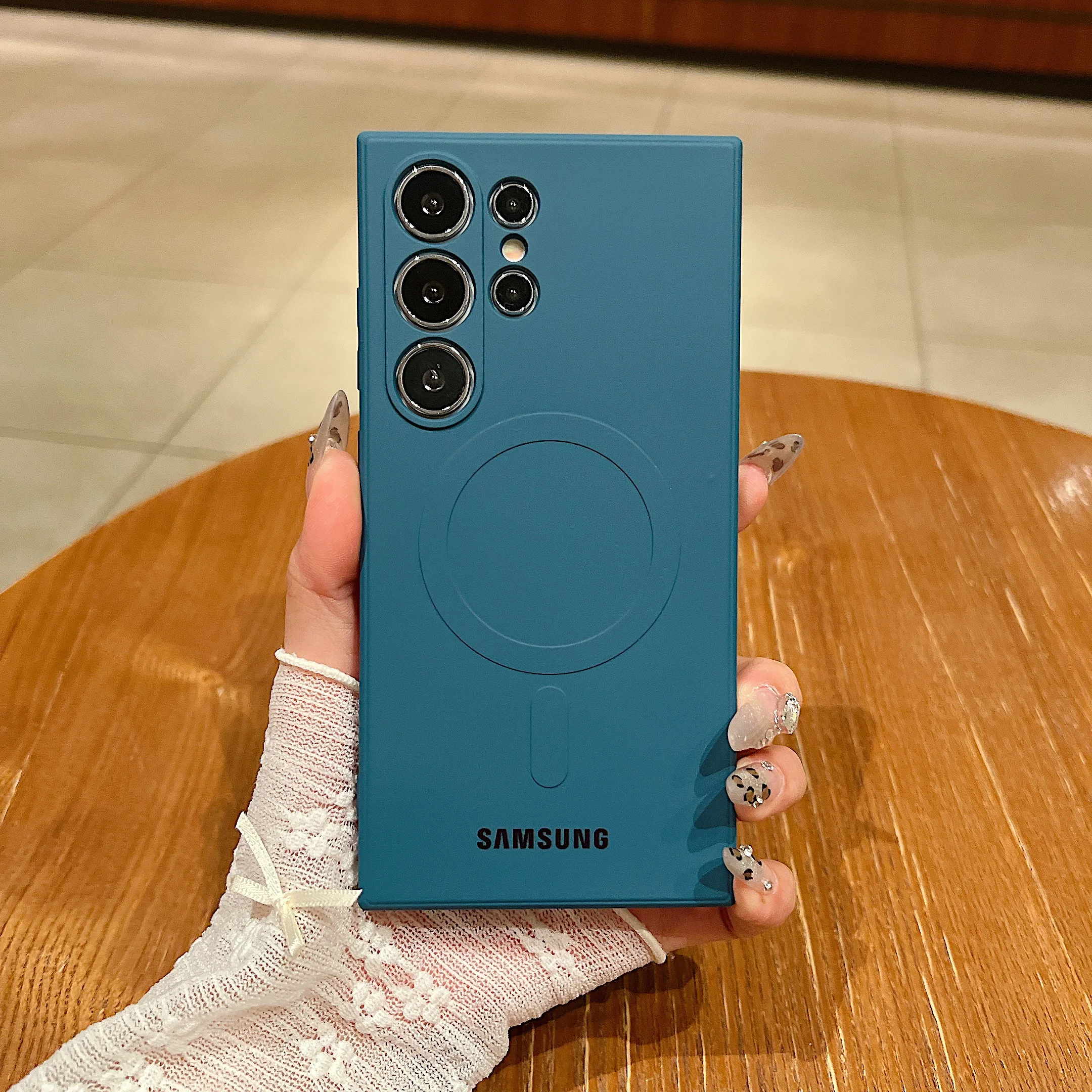 Enhanced Magnetic Silicone Case with Lens Protection - Soft Cover