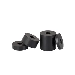 Enhanced Soundproof Shock-Absorbing Rubber Pad - 10pcs  4X15X4