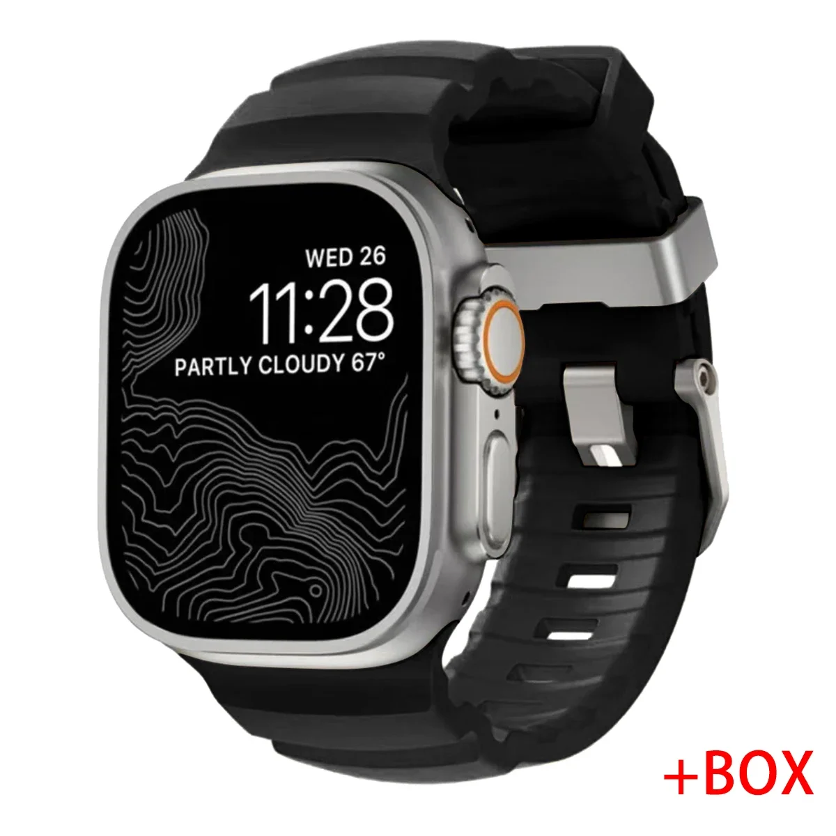 ตัวเลือกสินค้า สายรัดข้อมือซิลิโคนสปอร์ต สำหรับ Apple Watch ทุกรุ่น