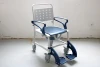 3 in 1 Plastic Folding  PU Seat Portable Commode chair for Patient 6