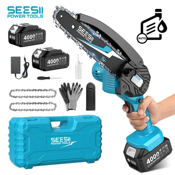 SEESII 6''Cordless Mini Chainsaw 1