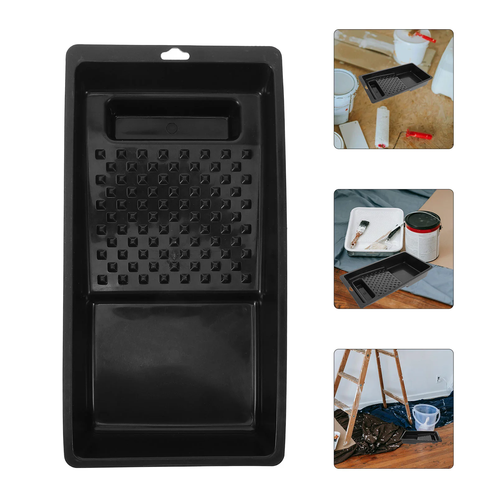 Paint Tray Roller Mini Disposable Pan Trays for Rollers Liner Plastic Washable Pans