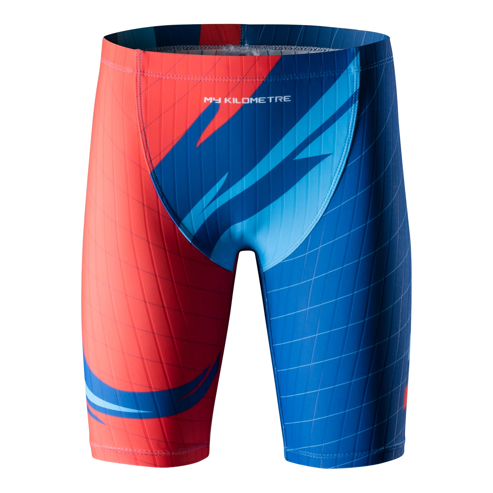 Men Swimming Trunks MY KILOMETRE Swim Jammers Boys Youth Competition Jammer with Adjustable Drawstring Kids Athletic Training Swimming Trunks S-2XL