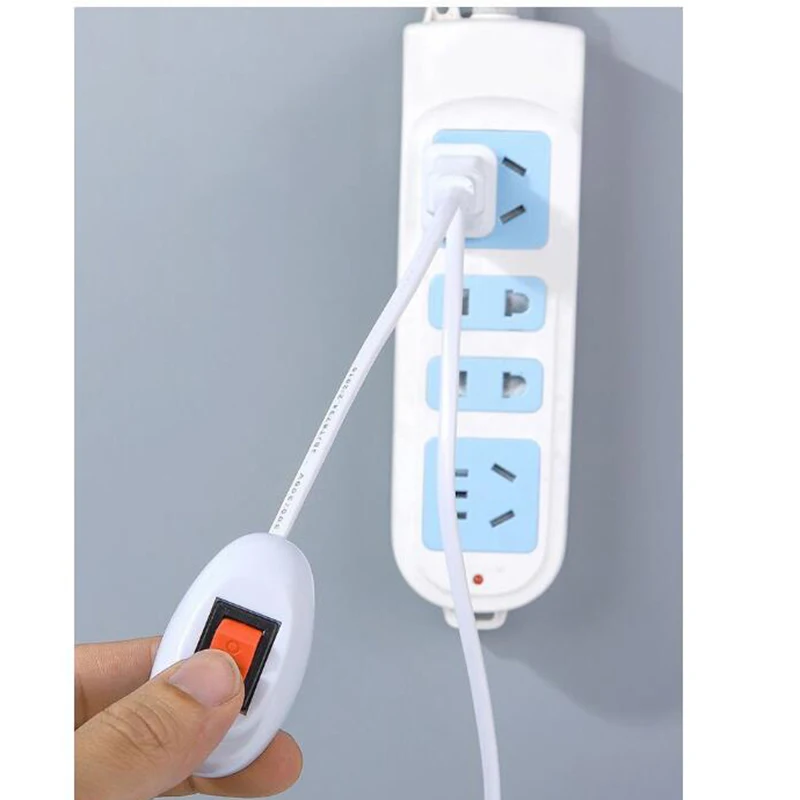 2m/4m Lamp Bases Universal Switch button Led Bulb power cable Socket extend Adapter E27 Screw Holder Accessories Tools US Plug