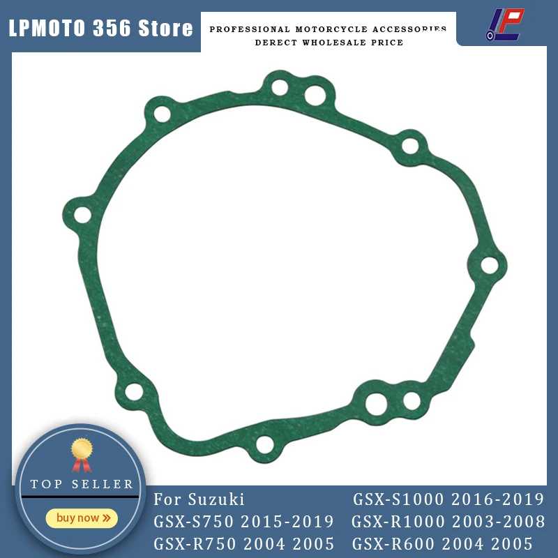 Motorcycle Crankcase Generator Cover Gasket For Suzuki GSX S1000 16 19 GSX S750 15 19 GSX R1000