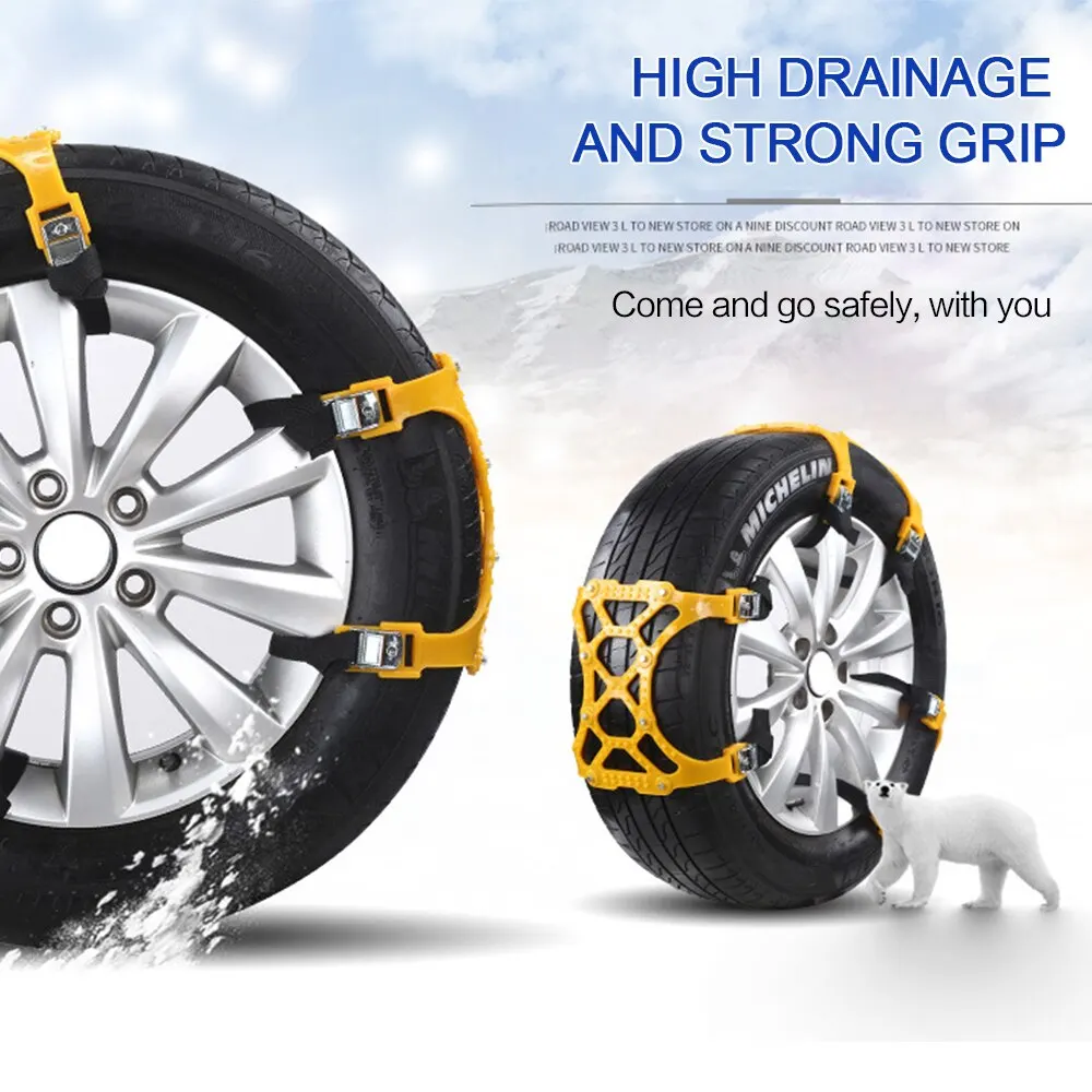 Car Snow Tire Chains 3pcs