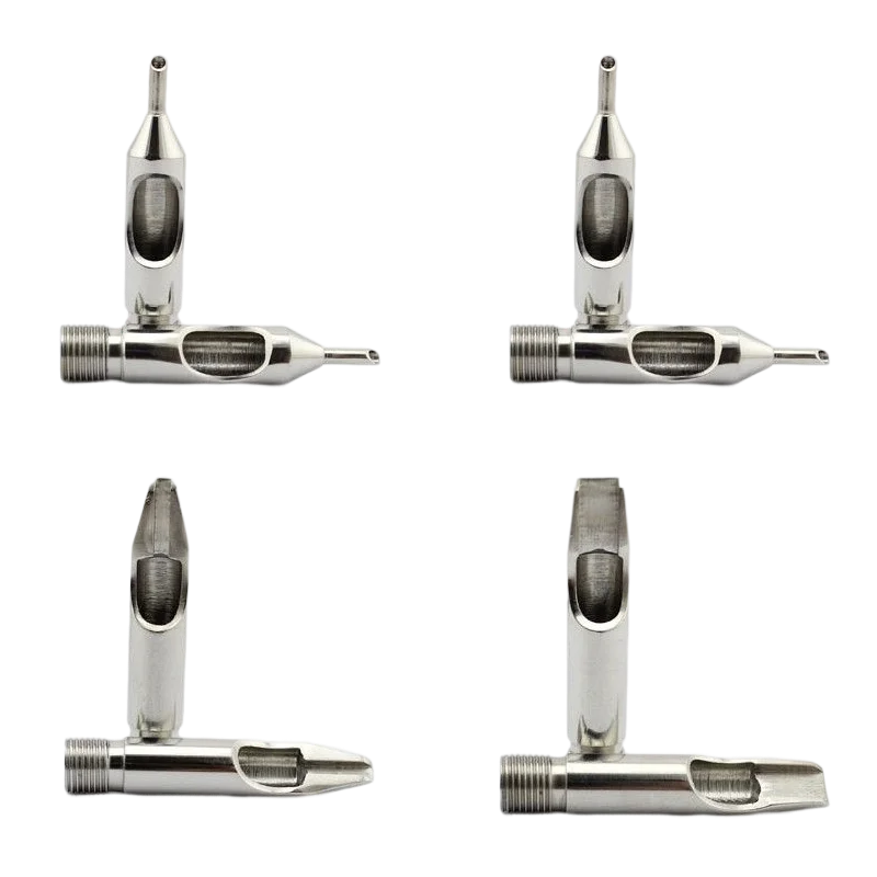 One 5/7/9/11/13/15R Round 5/7/9/11/13/15F Flat Magnum Stainless Steel Tips Nozzle For Tattoo Machine Needles Accessories Supply