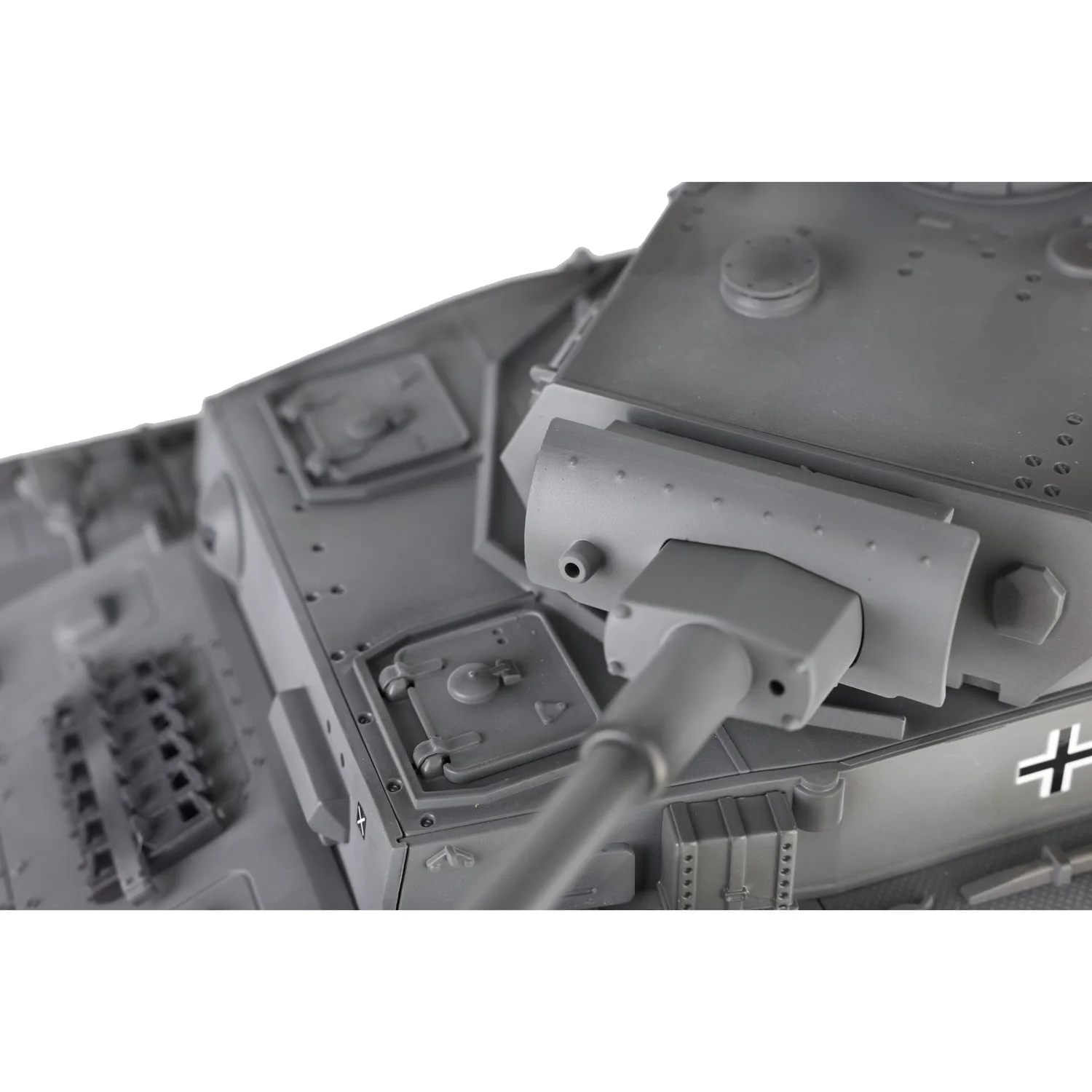 1/16 HENG LONG Gray 7.0 Customized Panzer IV F2 RTR RC Tank 3859 Metal Wheels BB Pellets 360 Rotation Turret Smoke Unit TH17417 5