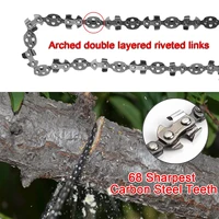 53 Inch Hand Rope Chain Saw 68 Teeth Folding Pocket Rope Chainsaw Tree Cutting Tool for Gardening Camping Outdoor Survive Tool 2