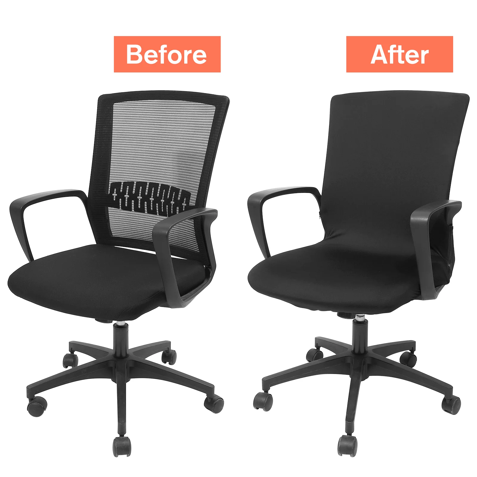 

Office Chair Cover Removable Computer Chair Cover Universal Rotating Chair Desk Chair High Back Chair Seat Cover Protector