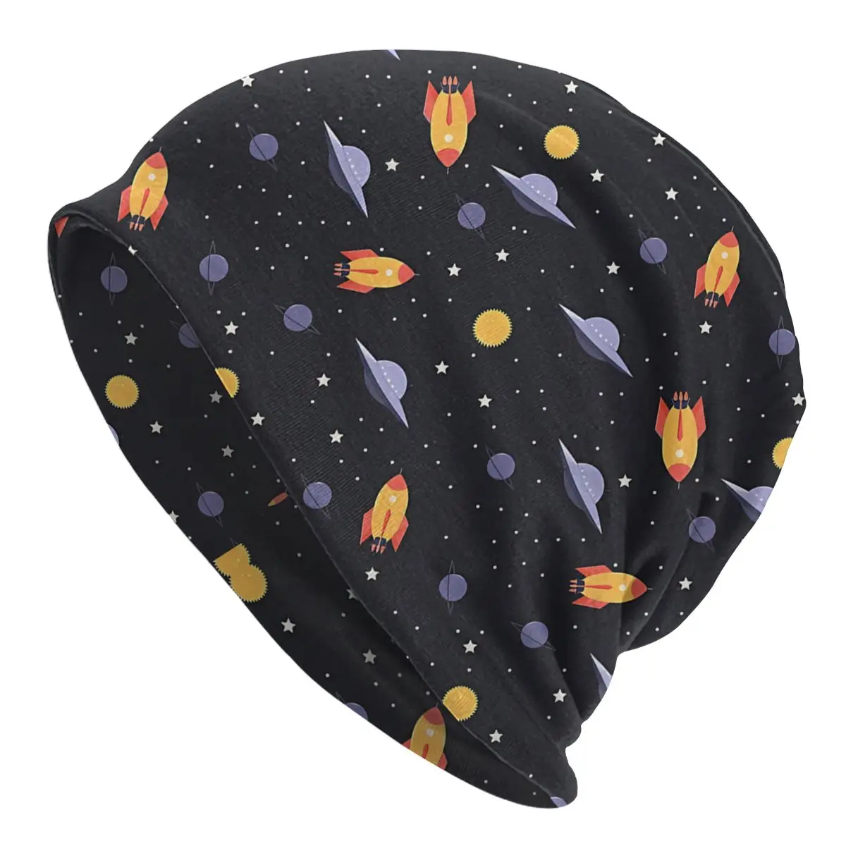 

Rockets Thin Bonnet Homme Outdoor Alien And UFO Skullies Beanies Caps Style Hats