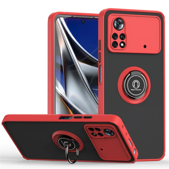 thumbnail image 1 of Shockproof Magnetic Phone Case For Xiaomi Poco X4 Pro X5 5G X3 NFC M3 M4 Pro 4G F4 GT Holder Cover For Poco F3 X3 GT X5 Pro Case, 1 of 5