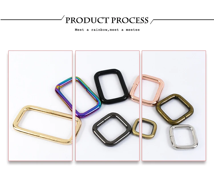5Pcs Deepeel 13-50mm Metal Ring Buckles for Bags Straps Webbing Belt Connect Clasps Dog Collar Adjust Loop Hook DIY Accessories