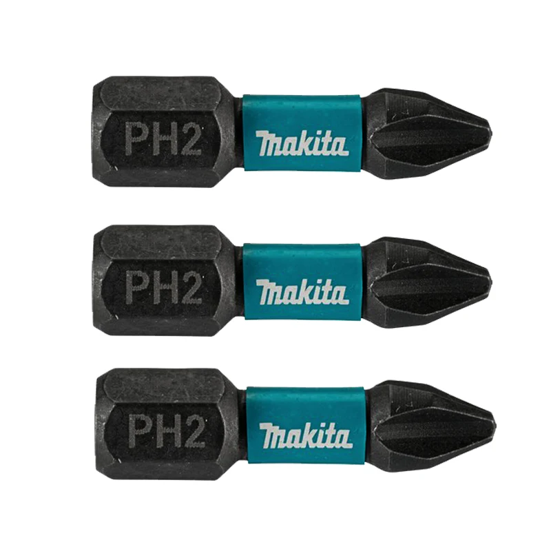 Makita Original Bits Ph2 25mm Schlags ch rauben dreher Hoch härte Legierung Elektro schrauben dreher Bohrer Werkzeug teil – Detail 5
