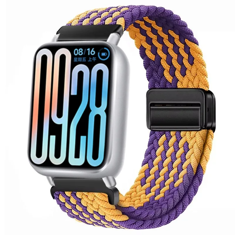 Breathable Nylon Strap with Braided Magnetic Buckle - Adjustable Wristband