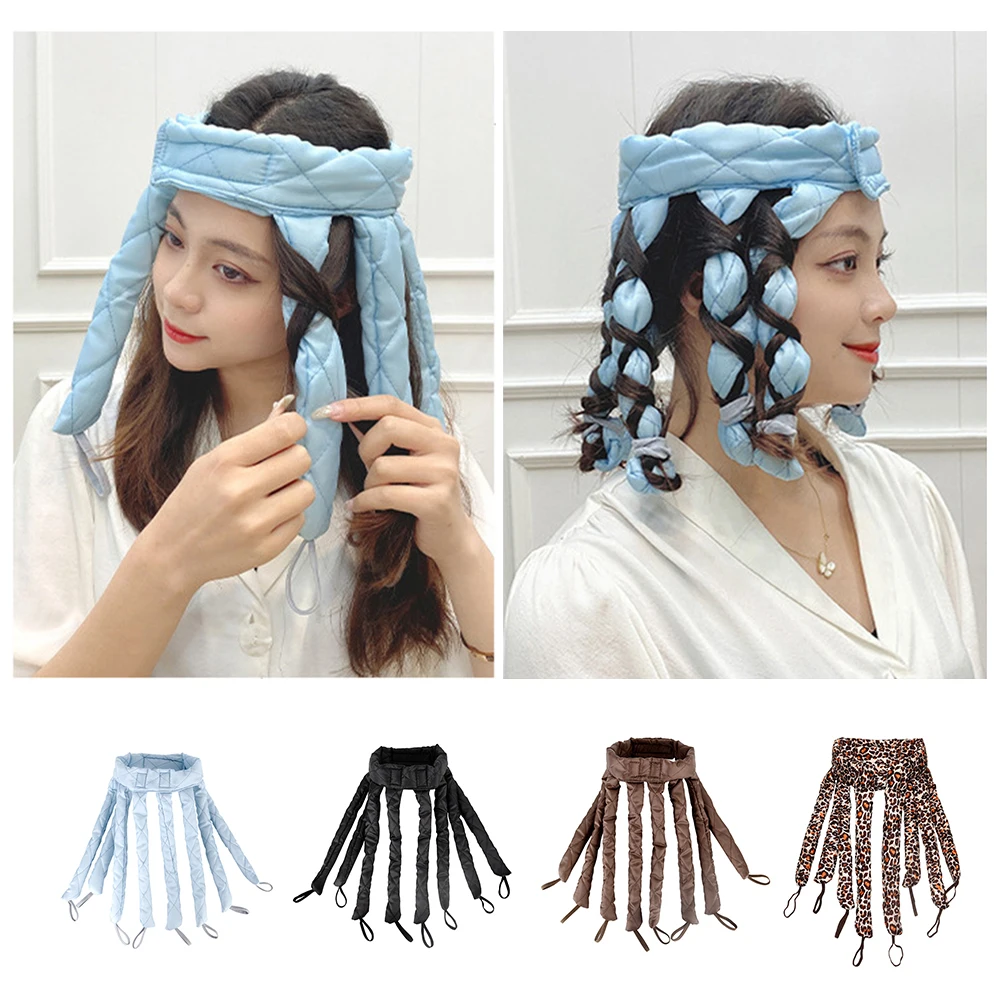 Hair Curler Octopus Curling Hair Band Sleep No Heat Sponge Iron Heatless Curls Beauty Accessories Bendy Flexi Rods Curl