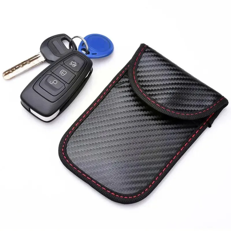 Premium Faraday Cage Pouch - Universal RFID Shielding and Anti-Theft Protection